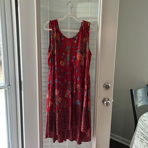 Bila Dress XXL Floral Gauzy Layered Mixed Pattern